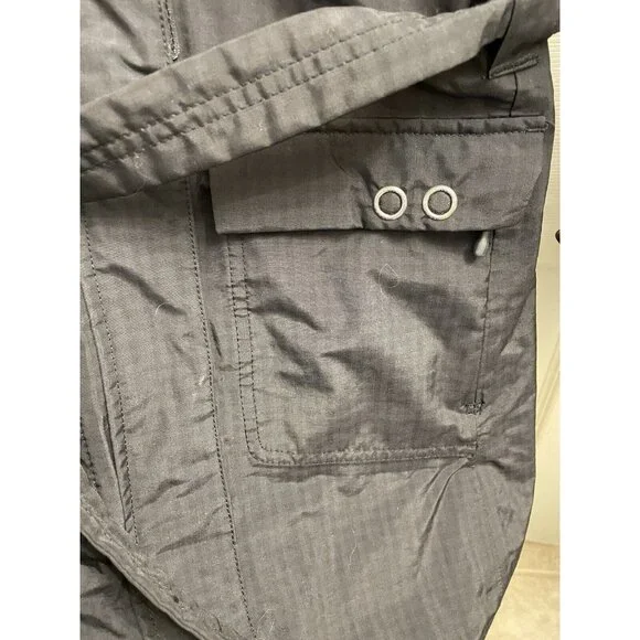 Outdoor Research Jacket Womens Small Black GrayEnvy Long Rain Coat Hooded